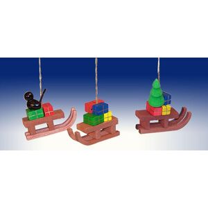 Fa. Volker Zenker Erzgebirgische Volkskunst Christmas Decoration Sleigh With Gifts 4x5x1.5cm New Snowman Fa. Volker Zenker Erzgebirgische Volkskunst Christmas Decoration Sleigh With Gifts 4x5x1.5cm New Snowman