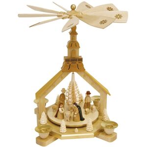 Richard Glässer Seiffen German Christmas Pyramid Nativity Scene, Height 27 Cm / 11 Inch, .. Rg 16208 New Richard Glässer Seiffen German Christmas Pyramid Nativity Scene, Height 27 Cm / 11 Inch, .. Rg 16208 New