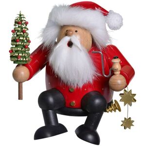 Kwo Kunstgewerbe-Werkstätten Olbernhau Gmbh Smoker Kantenhocker Santa Claus Bxtxh= 14x12x14.5cm New Smoke Figure Kwo Kunstgewerbe-Werkstätten Olbernhau Gmbh Smoker Kantenhocker Santa Claus Bxtxh= 14x12x14.5cm New Smoke Figure