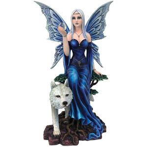 Nemesis Now Talanoa Blue Fairy And White Wolf Companion Figurine Nemesis Now Talanoa Blue Fairy And White Wolf Companion Figurine