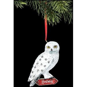 Figuren Shop Gmbh Christmas Tree Ornament Harry Potter - Hedwig Shield - Fantasy Decoration Owl Figuren Shop Gmbh Christmas Tree Ornament Harry Potter - Hedwig Shield - Fantasy Decoration Owl