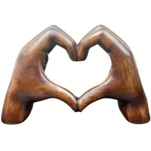 Sodial 2x(Heart Gesture Sculpture Hand Gesture Statue Resin Heart Sculpture3676 Sodial 2x(Heart Gesture Sculpture Hand Gesture Statue Resin Heart Sculpture3676