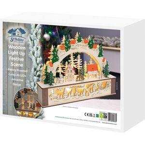 St Helens Christmas Light Arch - Reindeer Scene Christmas Decor St Helens Christmas Light Arch - Reindeer Scene Christmas Decor