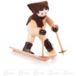 Großhandel Dregeno Miniature Downhill Skier Natural H=approx 6.5 Cm New Erzgebirge Christmas Figure Großhandel Dregeno Miniature Downhill Skier Natural H=approx 6.5 Cm New Erzgebirge Christmas Figure