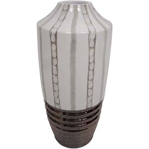 Bps Home Flower Vase Decorative Light Brown Textured Bronze Ceramic Ornament Decor 30cm Bps Home Flower Vase Decorative Light Brown Textured Bronze Ceramic Ornament Decor 30cm