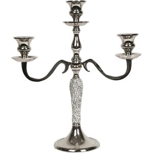 Straits Silver & Jewel Candelabra Dinner Candle Holder Straits Silver & Jewel Candelabra Dinner Candle Holder