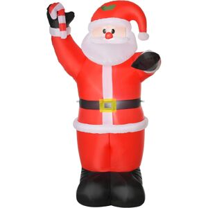 Mh Star Uk Ltd 8ft Inflatable Christmas Santa W/ Candy Cane & Led Lights Outdoor Decor Mh Star Uk Ltd 8ft Inflatable Christmas Santa W/ Candy Cane & Led Lights Outdoor Decor