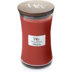 Woodwick Large Hourglass Scented Candle Cinnamon Chai With Crackling Wick Woodwick Large Hourglass Scented Candle Cinnamon Chai With Crackling Wick