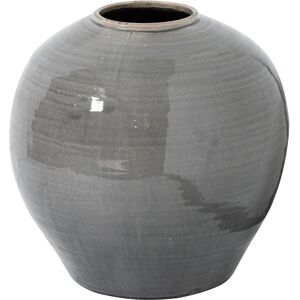 Hill Interiors Garda Regola Glazed Vase / 38cm X 37cm X 37cm Grey Hi4470 Hill Interiors Garda Regola Glazed Vase / 38cm X 37cm X 37cm Grey Hi4470