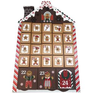 Heaven Sends Novelty Gingerbread Wooden Christmas Light Up Advent Calendar Heaven Sends Novelty Gingerbread Wooden Christmas Light Up Advent Calendar