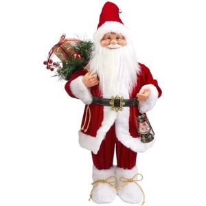 Samuel Alexander 60cm Red Standing Santa With Gift Sack Christmas Indoor Decoration Samuel Alexander 60cm Red Standing Santa With Gift Sack Christmas Indoor Decoration