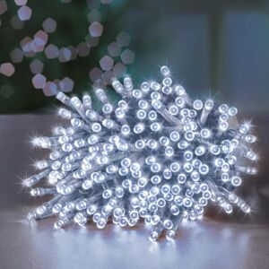 Festive Fun Christmas Tree Lights 1500 Led White 37.5m Clear Cable Timer Indoor Outdoor Festive Fun Christmas Tree Lights 1500 Led White 37.5m Clear Cable Timer Indoor Outdoor