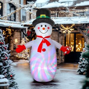 Outsunny 8ft Christmas Inflatable Outdoor Decoration With Dynamic Disco & Led Lights Outsunny 8ft Christmas Inflatable Outdoor Decoration With Dynamic Disco & Led Lights
