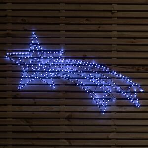 Samuel Alexander 49cm X 1.19m Light Up Christmas Shooting Star With 373 Twinkling White Leds Samuel Alexander 49cm X 1.19m Light Up Christmas Shooting Star With 373 Twinkling White Leds