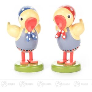 Großhandel Dregeno Easter & Spring Chick Pair Small H=approx 6 Cm New Erzgebirge Year-Round Figure Großhandel Dregeno Easter & Spring Chick Pair Small H=approx 6 Cm New Erzgebirge Year-Round Figure