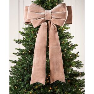 Werchristmas Mocha Velvet Christmas Bow 140 Cm Tree, Door & Wreath Decoration Werchristmas Mocha Velvet Christmas Bow 140 Cm Tree, Door & Wreath Decoration