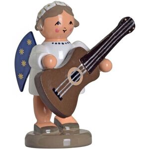 Kwo Kunstgewerbe-Werkstätten Olbernhau Gmbh Minifigure Angel With Guitar Wxdxh = 4x3x4, 5cm New Miniature Instrument Figure Kwo Kunstgewerbe-Werkstätten Olbernhau Gmbh Minifigure Angel With Guitar Wxdxh = 4x3x4, 5cm New Miniature Instrument Figure