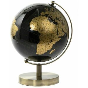 The Leonardo Collection Black & Gold World Globe Vintage Rotating Atlas Home Decor Office Desk Ornament The Leonardo Collection Black & Gold World Globe Vintage Rotating Atlas Home Decor Office Desk Ornament
