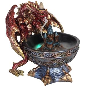 Something Different Kingdom Backflow Incense Burner - Castle, Dragon, Pearlescent - Incense Burner Something Different Kingdom Backflow Incense Burner - Castle, Dragon, Pearlescent - Incense Burner