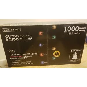 Kaemingk Lumineo 1000 Led Compact Cluster Leds Lights 22.5metres Lit Length Kaemingk Lumineo 1000 Led Compact Cluster Leds Lights 22.5metres Lit Length
