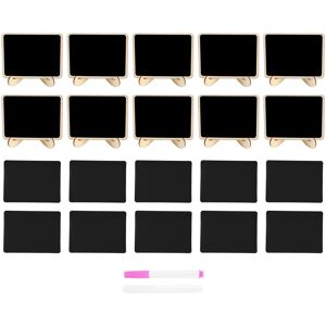 Sodial Chalkboard Label Signs, 10 Pack Framed Easel Stand Wooden Blackboard For1871 Sodial Chalkboard Label Signs, 10 Pack Framed Easel Stand Wooden Blackboard For1871