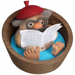 Seiffener Volkskunst German Incense Smoker Grandpa In Pool, Height 10 Cm / 4 Inch, Ori.. Sv 18932 New Seiffener Volkskunst German Incense Smoker Grandpa In Pool, Height 10 Cm / 4 Inch, Ori.. Sv 18932 New