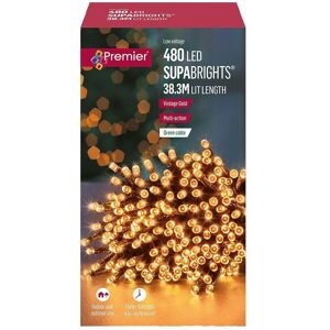 Unbranded Vintage Gold Christmas Fairy Lights With Timer 46.3m 480 Leds Unbranded Vintage Gold Christmas Fairy Lights With Timer 46.3m 480 Leds