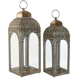 ESPRIT Golden Metal Crystal Arab Stripped Lantern - Lantern ESPRIT Golden Metal Crystal Arab Stripped Lantern - Lantern