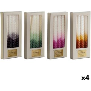 Candle Set Dkd Home Decor Bicoloured 2 X 2 X 25 Cm 2 X 2 X 20 Cm 4 Pieces [4 Candle Set Dkd Home Decor Bicoloured 2 X 2 X 25 Cm 2 X 2 X 20 Cm 4 Pieces [4