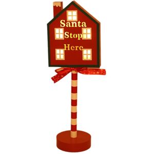 Sodial 3x(Christmas Vintage Lights North Pole Sign Led Light Street Sign Christmas5853 Sodial 3x(Christmas Vintage Lights North Pole Sign Led Light Street Sign Christmas5853