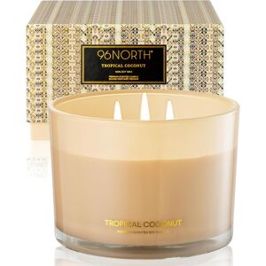 96north Luxury Coconut Soy Candle Large 3 Wick Jar Candle Up To 50 Hours 96north Luxury Coconut Soy Candle Large 3 Wick Jar Candle Up To 50 Hours