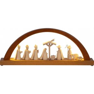 Richard Glässer Seiffen German Candle Arch Led Nativity Scene, Length 40 Cm / 16 Inch, Na.. Rg 01090 New Richard Glässer Seiffen German Candle Arch Led Nativity Scene, Length 40 Cm / 16 Inch, Na.. Rg 01090 New