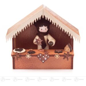 Großhandel Dregeno Christmas Miniature Weihnachtsmarktbude Gingerbread H = Ca 7,5 Cm New Erzgebirge Großhandel Dregeno Christmas Miniature Weihnachtsmarktbude Gingerbread H = Ca 7,5 Cm New Erzgebirge