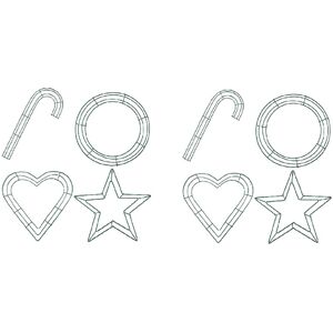 Sodial 2x(8 Pcs Diy Wreath Hoops Wreath For Home Arts Craft Diy Party Decor N8c6)5848 Sodial 2x(8 Pcs Diy Wreath Hoops Wreath For Home Arts Craft Diy Party Decor N8c6)5848