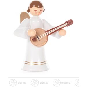 Großhandel Dregeno Angel With Banjo, Long Rock, Coloured H = Ca 6 Cm New Christmas Figures Wooden Großhandel Dregeno Angel With Banjo, Long Rock, Coloured H = Ca 6 Cm New Christmas Figures Wooden