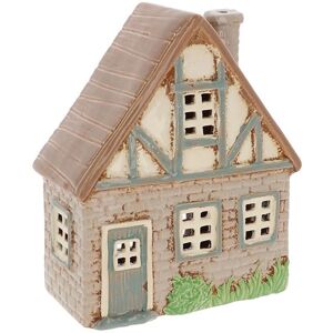 Village Pottery Garden Tudor House Tealight Holder 350075 Village Pottery Garden Tudor House Tealight Holder 350075