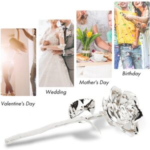 Long Stem Rose Gifts Dipped 24k Real Artificial Flower With Leaf Craft Dy9 Long Stem Rose Gifts Dipped 24k Real Artificial Flower With Leaf Craft Dy9