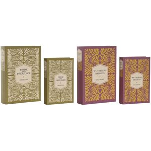 Decorative Box Home Esprit Green Lilac Polyurethane Mdf Wood Floral Tropical Decorative Box Home Esprit Green Lilac Polyurethane Mdf Wood Floral Tropical