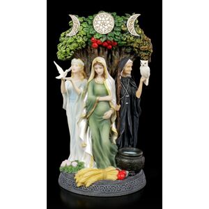 Celtic Trinity Goddess Figure - Colored - Veronese Deities Statue Celtic Trinity Goddess Figure - Colored - Veronese Deities Statue
