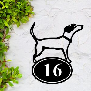 Black Country Metal Works Jack Russell Outline Iron House Number Sign Black Country Metal Works Jack Russell Outline Iron House Number Sign