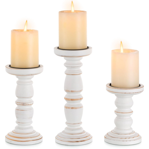 Does Not Apply Wood Candle Holders For Pillar Candles Set Of 3 Wooden Pillar Candle Holder Whit Does Not Apply Wood Candle Holders For Pillar Candles Set Of 3 Wooden Pillar Candle Holder Whit