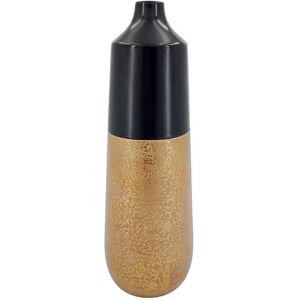 Bps Home 37.5cm Black And Gold Textured Finish Flower Vase Decorative Display Ornament Bps Home 37.5cm Black And Gold Textured Finish Flower Vase Decorative Display Ornament