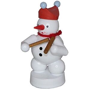 Fa. Volker Zenker Erzgebirgische Volkskunst Minifigure Snowman Musikant With Rhythm Sticks Height 8cm New Figures House Tree Fa. Volker Zenker Erzgebirgische Volkskunst Minifigure Snowman Musikant With Rhythm Sticks Height 8cm New Figures House Tree