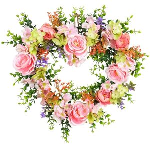 Sodial 2x(Artificial Wreath Adorn Prop Memorial Wreath Valentine'S Day Wreath Of1154 Sodial 2x(Artificial Wreath Adorn Prop Memorial Wreath Valentine'S Day Wreath Of1154
