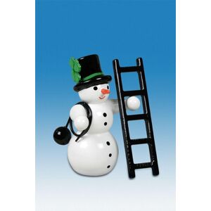 Kde-Kunstgewerbliche Drechslerei Ellmann Wood Figure Christmas Figure Snowman Dustpan Height Approx 6.5 Cm New Erzgebirge Kde-Kunstgewerbliche Drechslerei Ellmann Wood Figure Christmas Figure Snowman Dustpan Height Approx 6.5 Cm New Erzgebirge