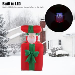 1.5m/4.92ft Christmas Inflatable Lighted Santa Outdoor Decoration Blow Up 1.5m/4.92ft Christmas Inflatable Lighted Santa Outdoor Decoration Blow Up