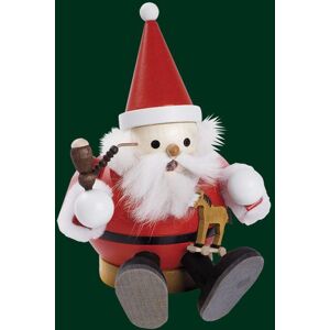Erzgebirgische Volkskunst Richard Glässer Gmbh Smoking Figure Christmas Ball Smoker Santa Claus Sitting 26423 New Erzgebirgische Volkskunst Richard Glässer Gmbh Smoking Figure Christmas Ball Smoker Santa Claus Sitting 26423 New