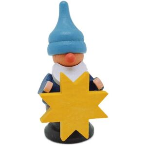 Spielwarenmacher Günther E.K. Minifigure Gnome With Star Large Bxhxt 3x6x3cm New Wood Figure Leprechaun Spielwarenmacher Günther E.K. Minifigure Gnome With Star Large Bxhxt 3x6x3cm New Wood Figure Leprechaun
