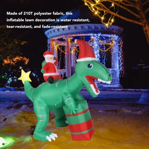 (Us Plug 100 240v)7.87 Foot Christmas Inflatable Santa Claus Ride (Us Plug 100 240v)7.87 Foot Christmas Inflatable Santa Claus Ride