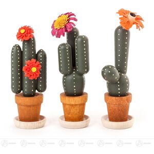 Großhandel Dregeno Miniature Cacti (3) H=approx 6 Cm New Erzgebirge Christmas Figure Wooden Figure Großhandel Dregeno Miniature Cacti (3) H=approx 6 Cm New Erzgebirge Christmas Figure Wooden Figure